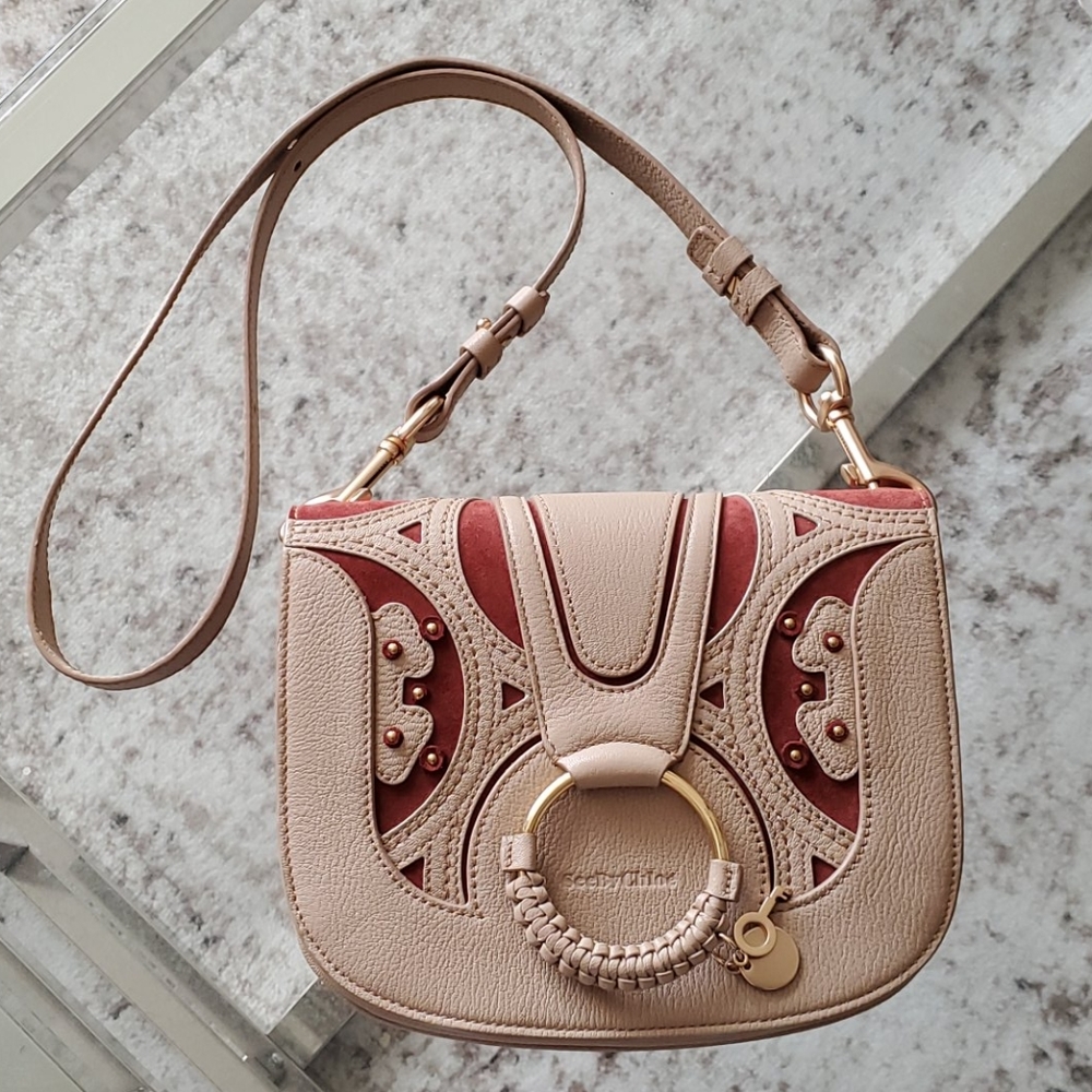 See by Chloe Hanna Medium Ring Leather Bag